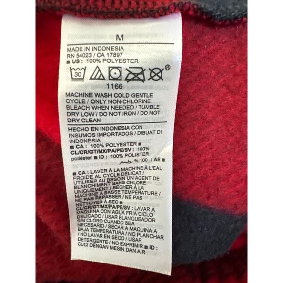 NWT Matching Printed Microfleece Pajama Set buffalo check old navy size medium - Picture 9 of 9